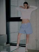 130 GSM BLUE SHORTS