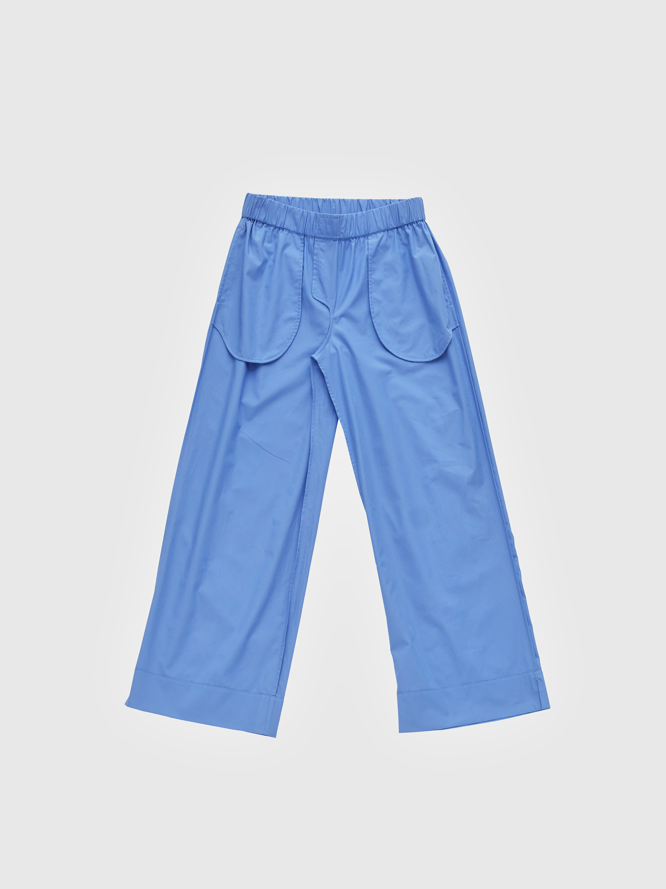 blue homewear pants, inside out picture